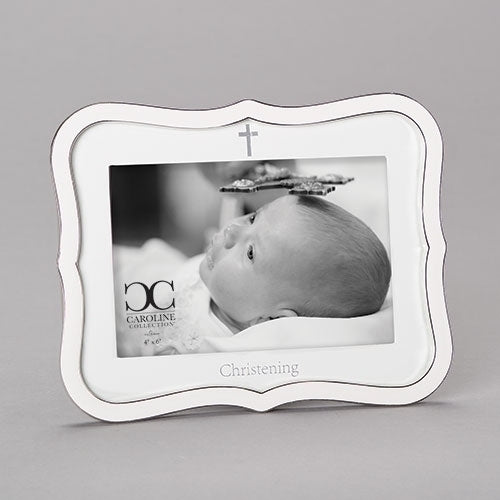 Silver sales christening frame