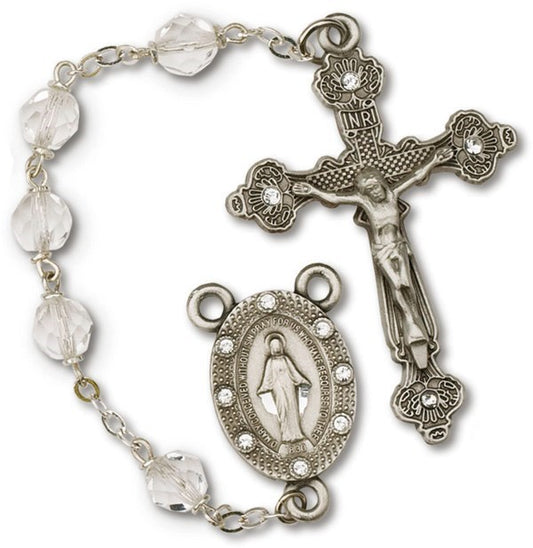 Crystal Rosary RY-647RC