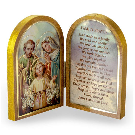 Holy Family Standing Plaque