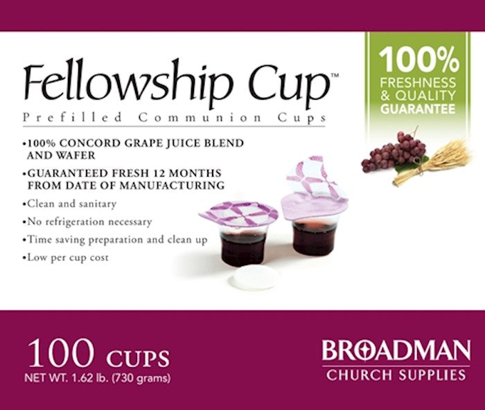 Fellowship Cups 100 count Prefilled