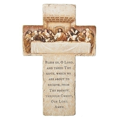 Last Supper Cross with Prayer