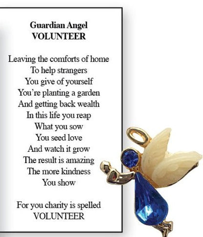 Guardian Angel Volunteer Pin