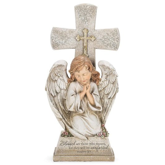 Angel with Cross 14,5" High