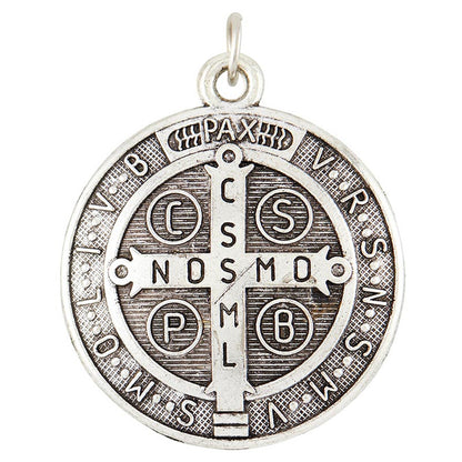 Silver Saint Benedict Medals