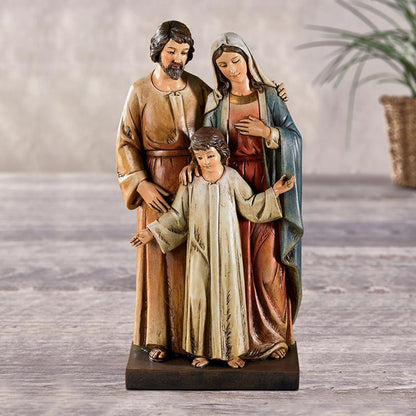 Holy Family Statue 8" High