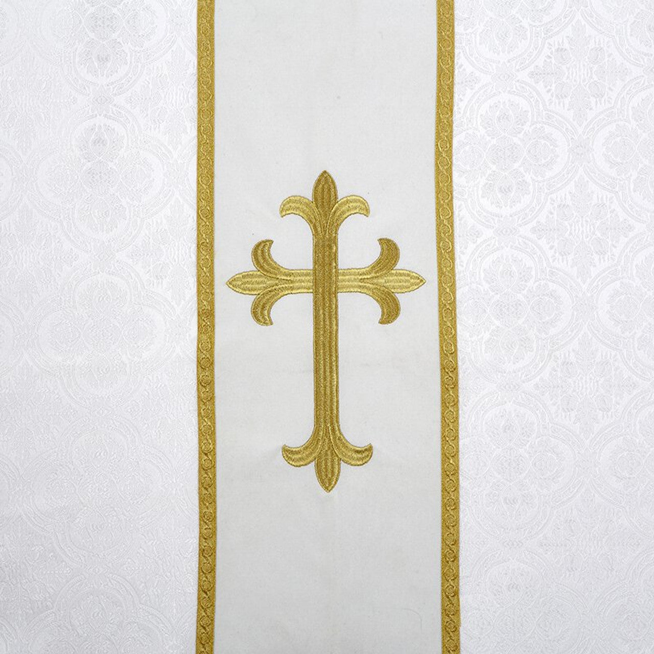 Fleur-de-Lis Cross Funeral Pall