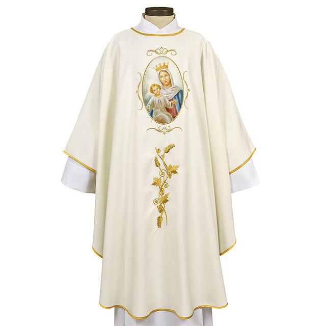 Amalfi Collection Chasuble - Mary Queen of Heaven