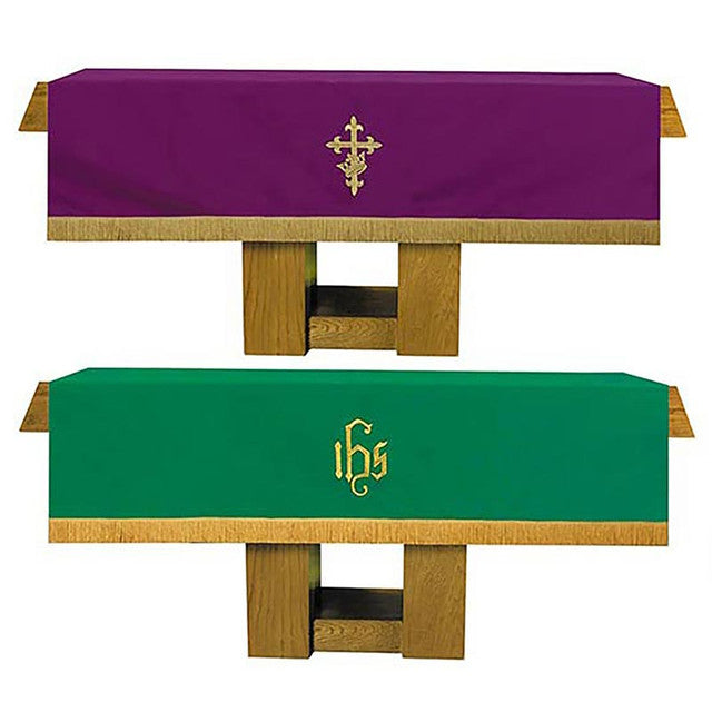 Reversible Purple/Green Altar Frontal