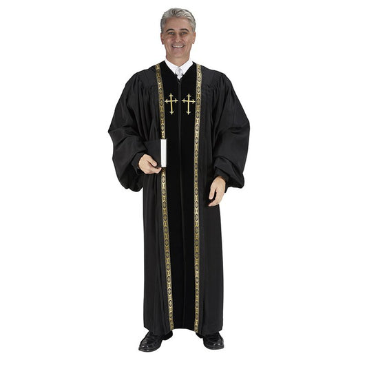 Wesley Collection Peachskin Pulpit Robe