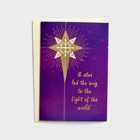 Star Light of the World Christmas Cards