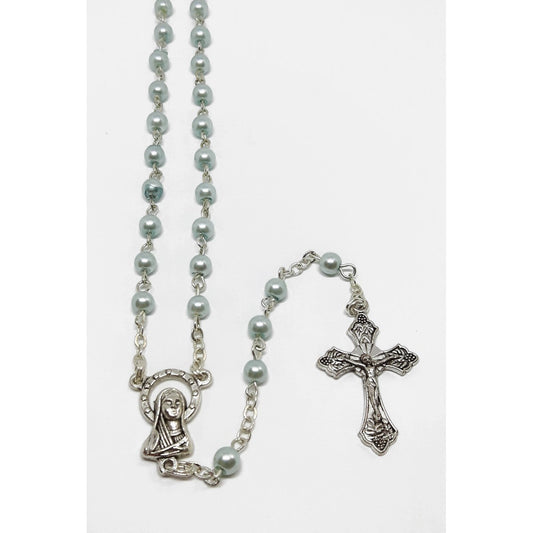 Blue Bead Rosary