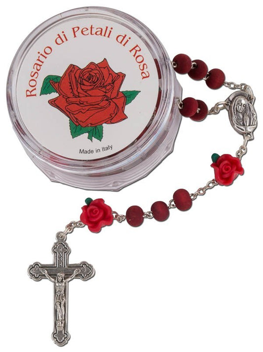 Rose Scented Wood Rosary