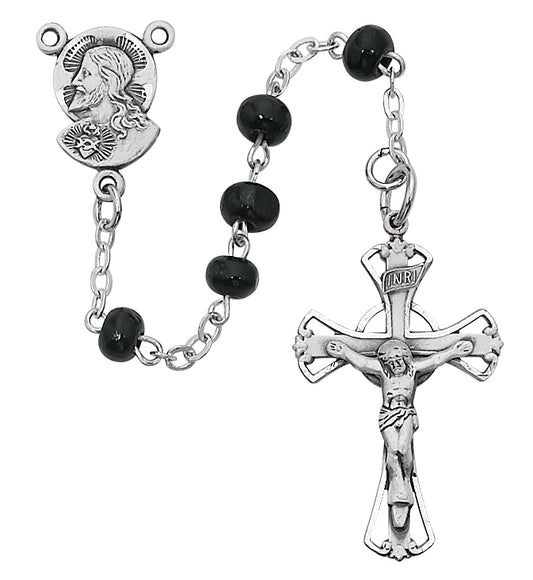 Black Wood Rosary