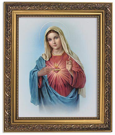 Immaculate Heart of Mary Framed Picture