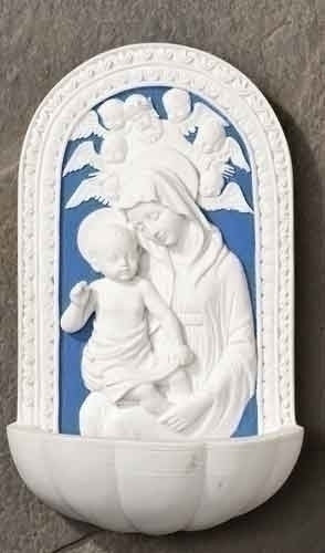 Madonna & Child - Della Robbia Water Font. (Available Mid DEC 2024)