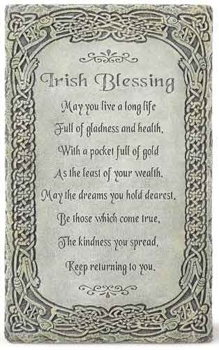 Irish Blessing Plaque