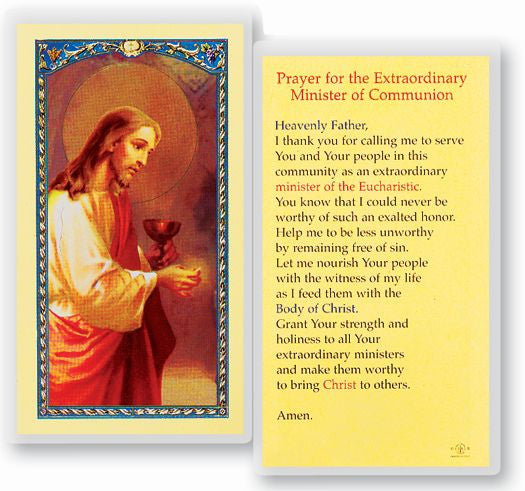 Prayer For The Minister Holy Card