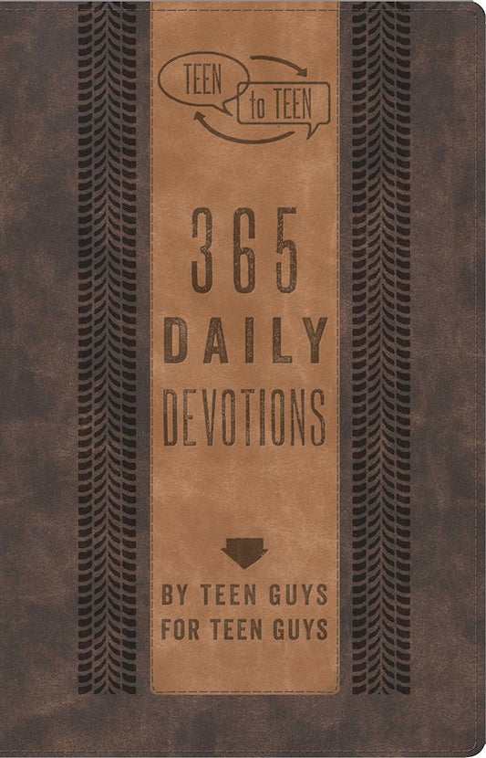 Teen to Teen: 365 Daily Devotions for Teen Guys-Imitation Leather