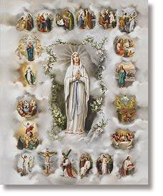 Mysteries of the Rosary Poster