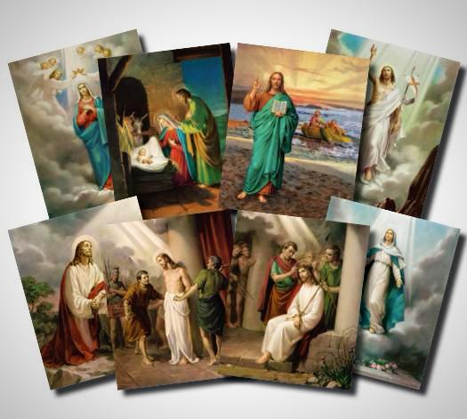 MYSTERIES OF THE ROSARY POSTER SET